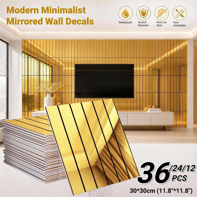 Home Cinema Wallpaper - Adesivi Murali a Specchio, Pannelli da