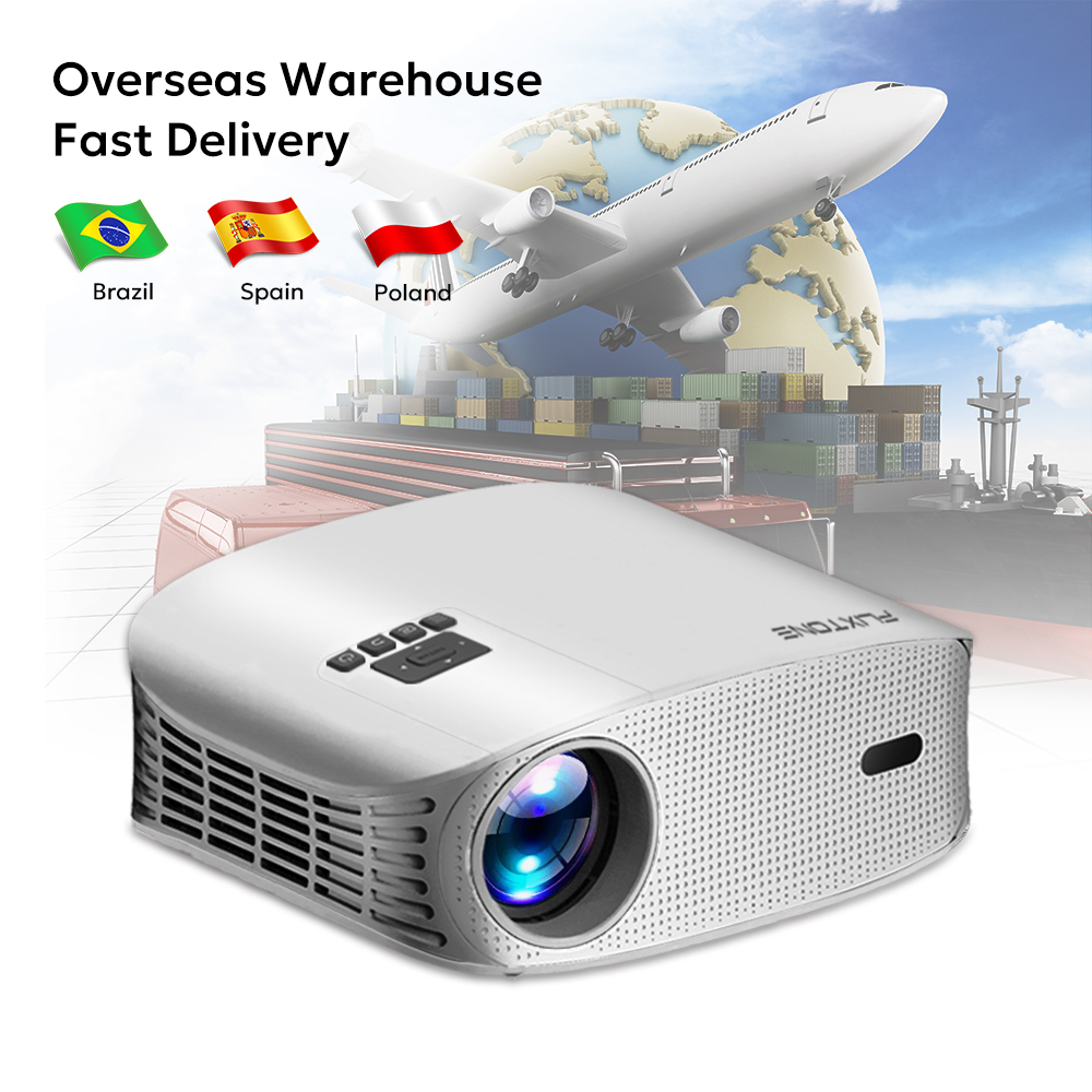 Home Cinema Projector 4K - Disponibile Proiettore Home Theater FlixTone D8W
