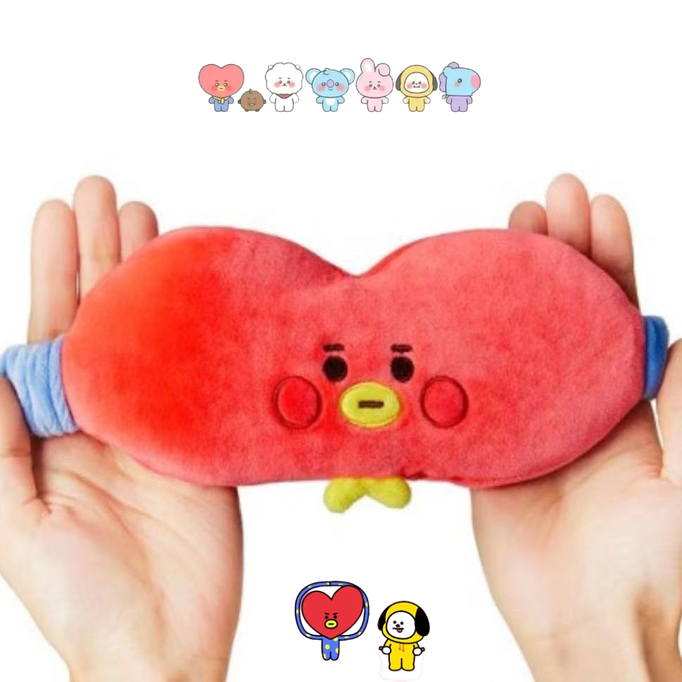 Home Cinema Lighting - Mascherina per occhi in peluche BT21,
