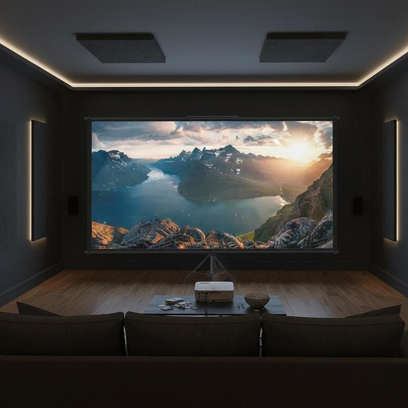 Home Cinema Gaming - Schermo di proiezione portatile da 110