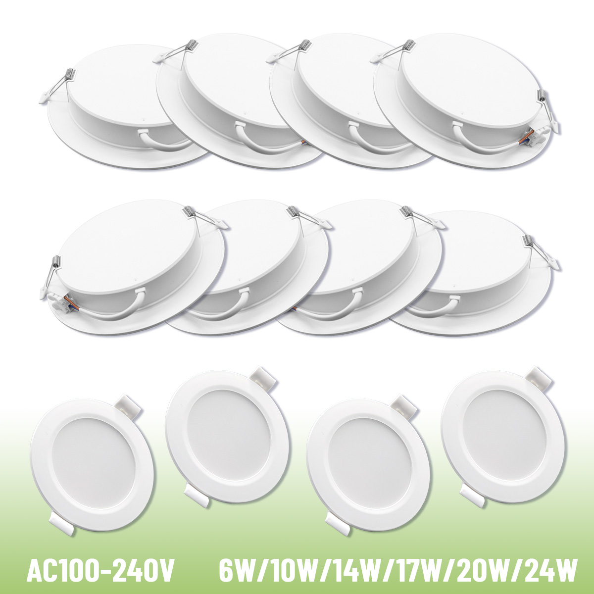 Home Cinema Led - 10PCS Led da incasso a tre