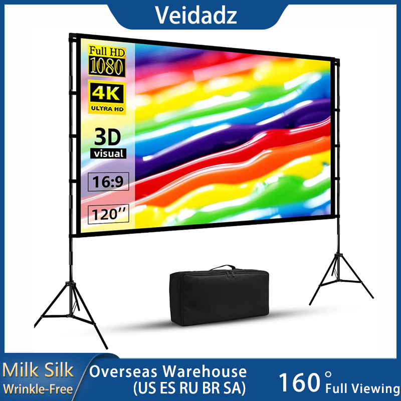 Projector Carrying Bag - VEIDADZ Schermo per proiettore con supporto