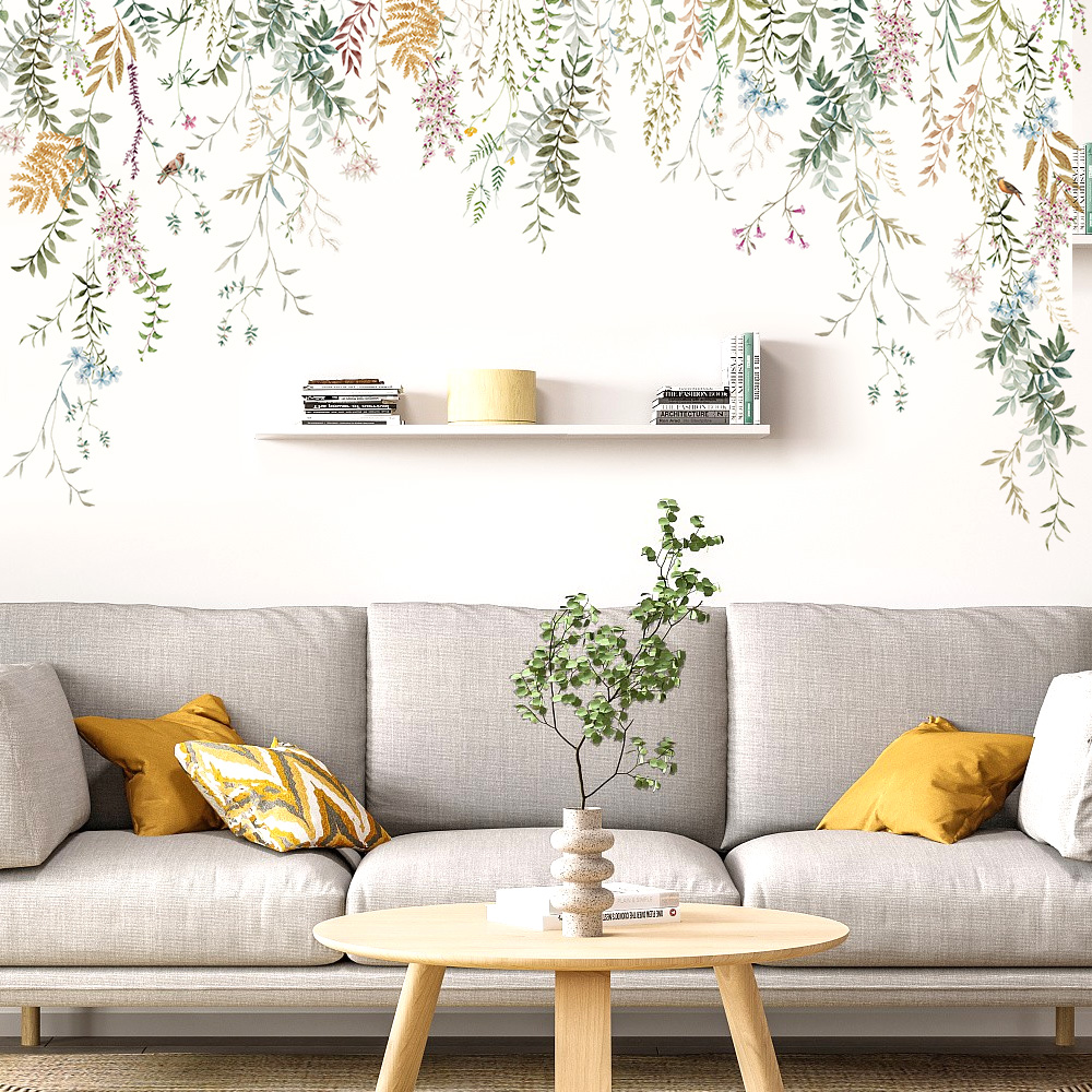 Home Cinema Wallpaper - Adesivi murali inchiostro Vite verde albero