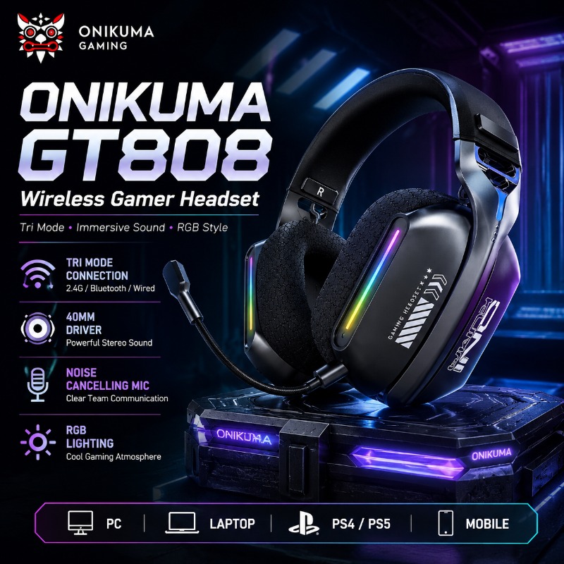 ONIKUMA GT808 Cuffie da gioco  - Soundbar Bluetooth Home recensione e prezzo