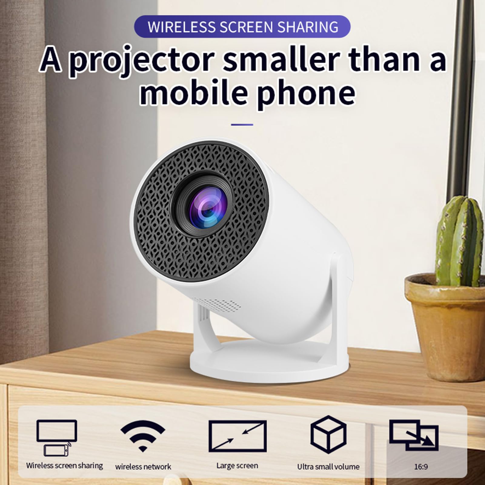 Proiettore M5 8K Wifi 6 Ultra  - Home Cinema Gaming recensione e prezzo