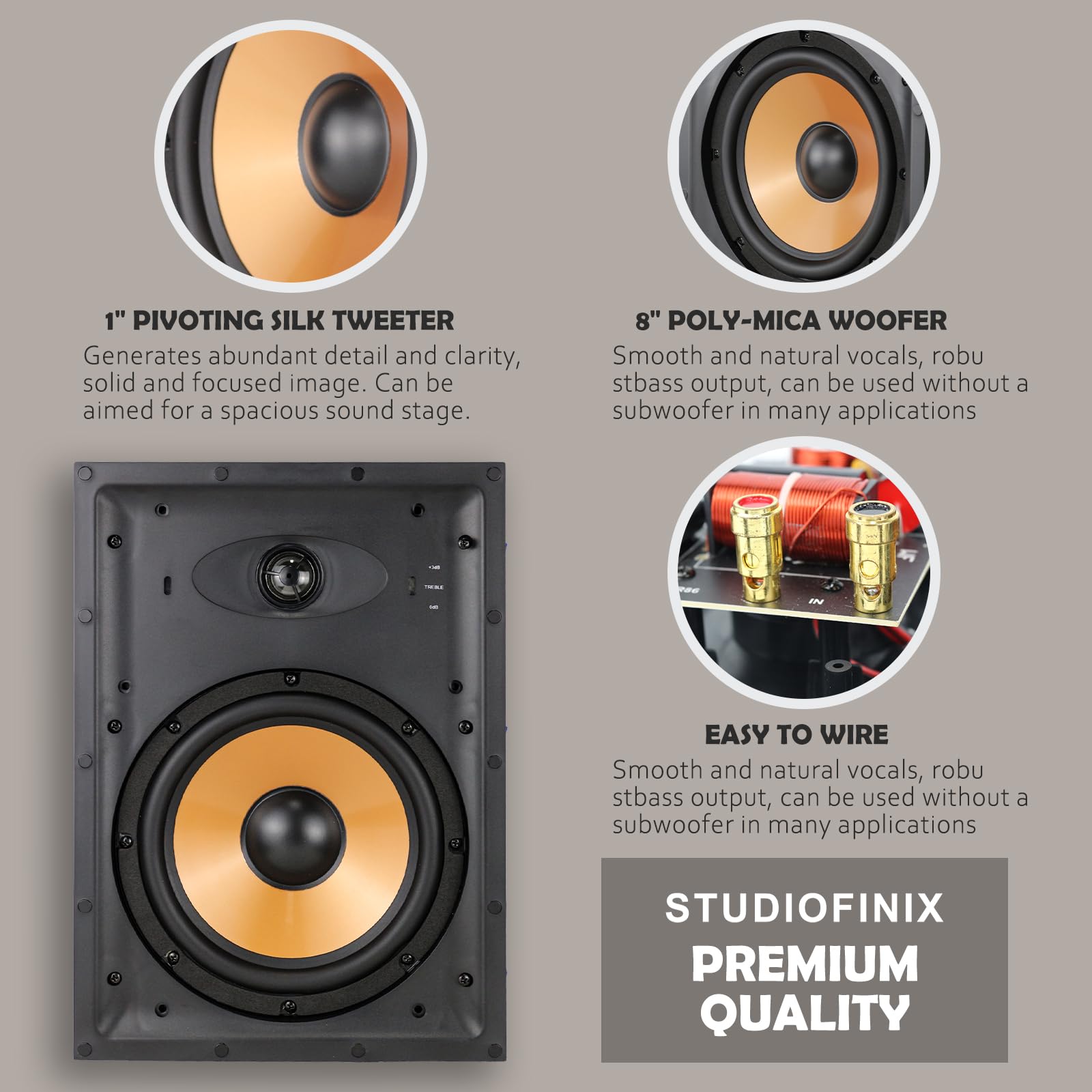 STUDIOFINIX Altoparlanti da In - Home Cinema Blanc recensione e prezzo