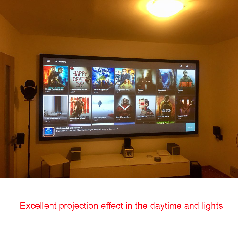 Schermo per proiettore Salange - Home Cinema Blanc recensione e prezzo