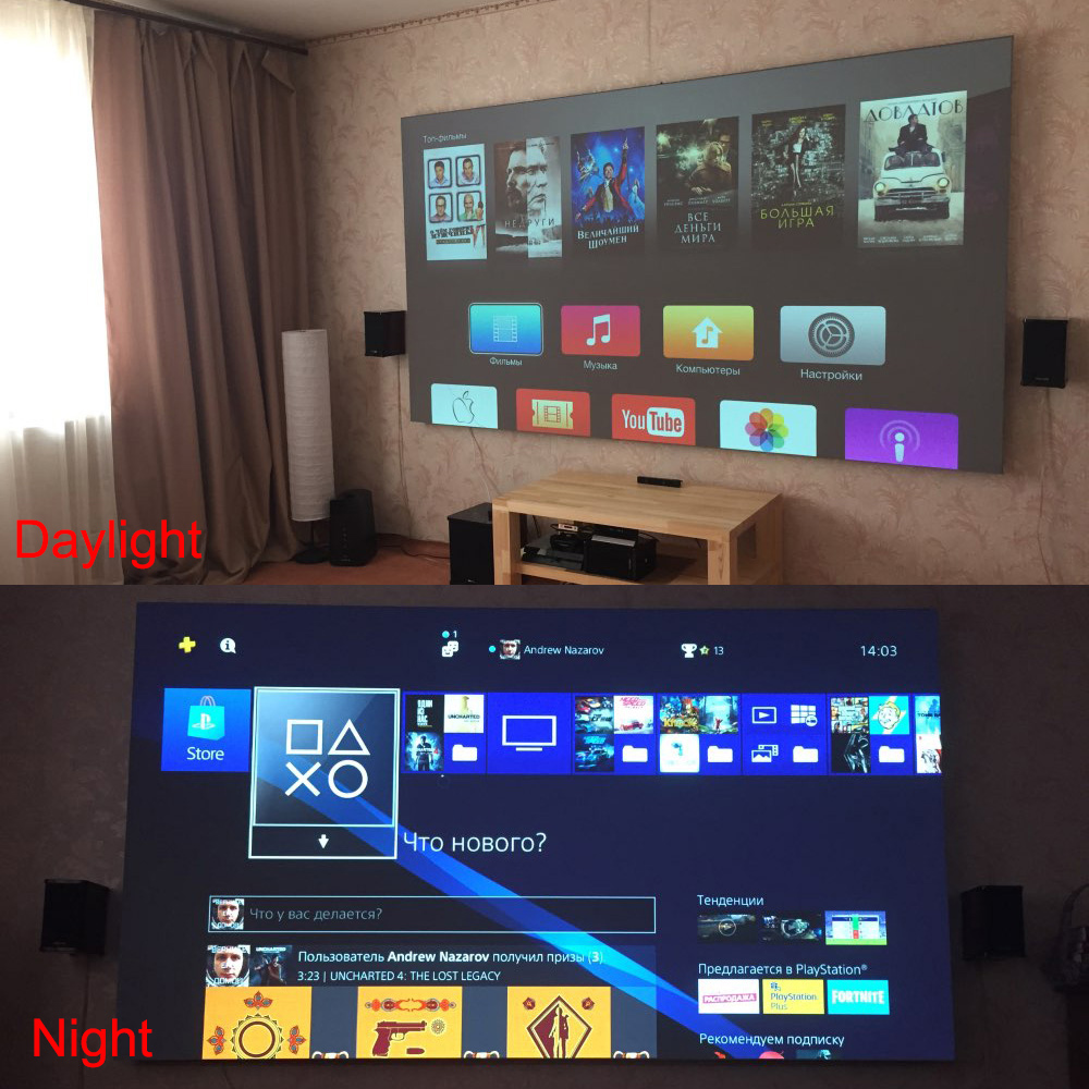 Schermo per proiettore Salange - Home Cinema Blanc recensione e prezzo